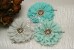 Daisy Blingy Chiffon Flower (12 cm)